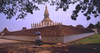 The sleepy capital of Laos